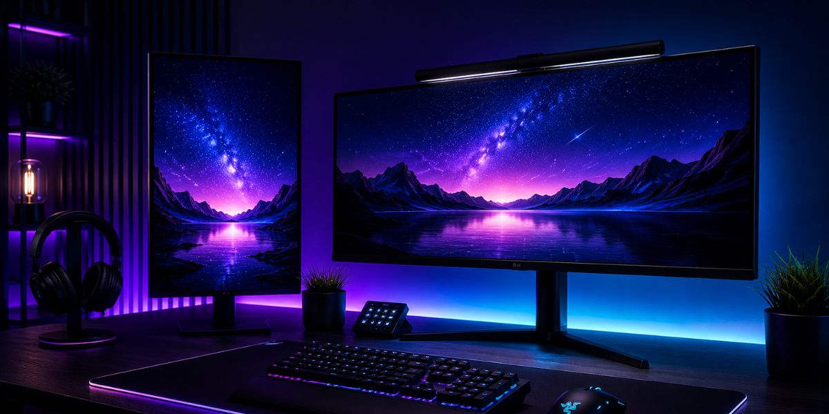 Portada del artículo: Monitores para productividad: 1440p, 4K y ultrapanorámicos comparados